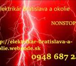 havarijná služba -elektrikár Bratislava a okol