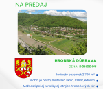 3797 Pozemok v Hronskej Dúbrave o výmere 2 700 m²